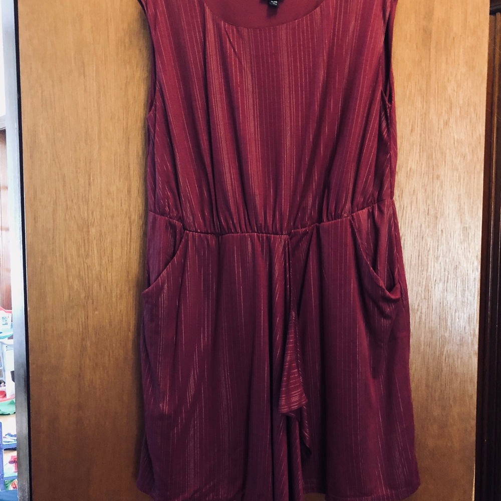 Mossimo Raspberry Dress with pockets! Size XL